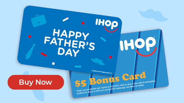IHOP Father’s Day gift card