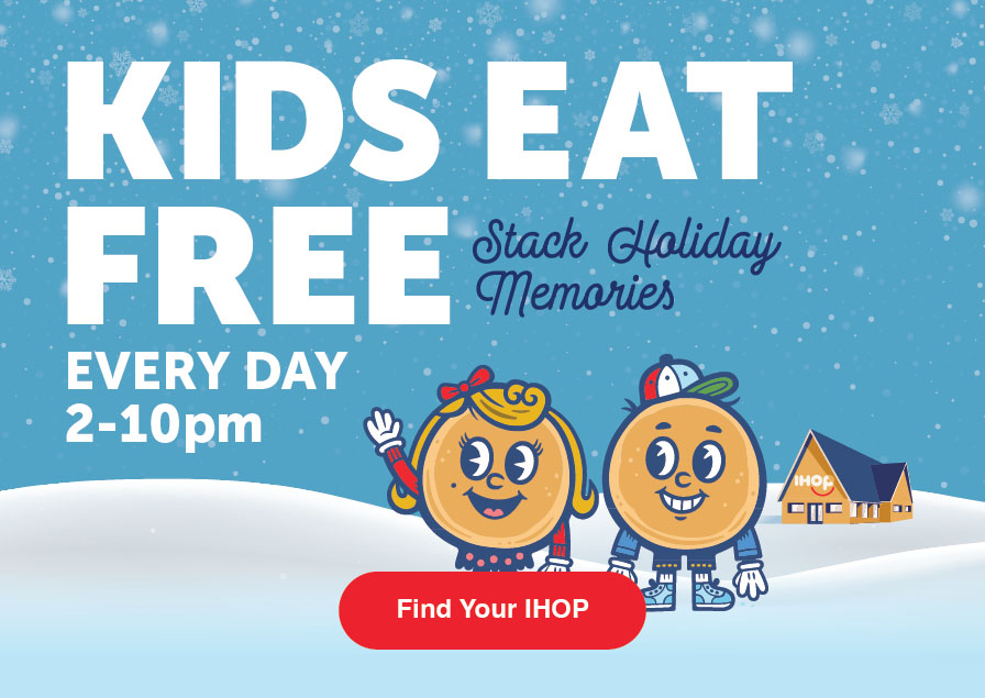 IHOP Kids Eat Free