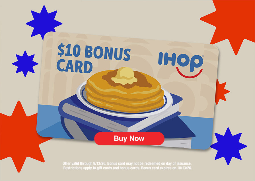 26 IHOP Gift Cards Back to School Promo