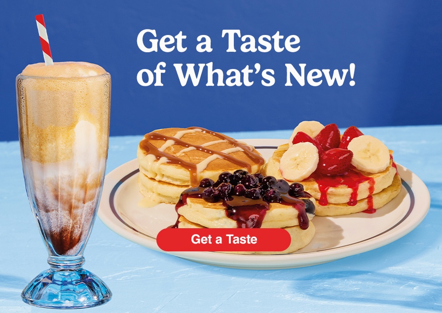 26 IHOP Pancake Flight + Vanilla Cola